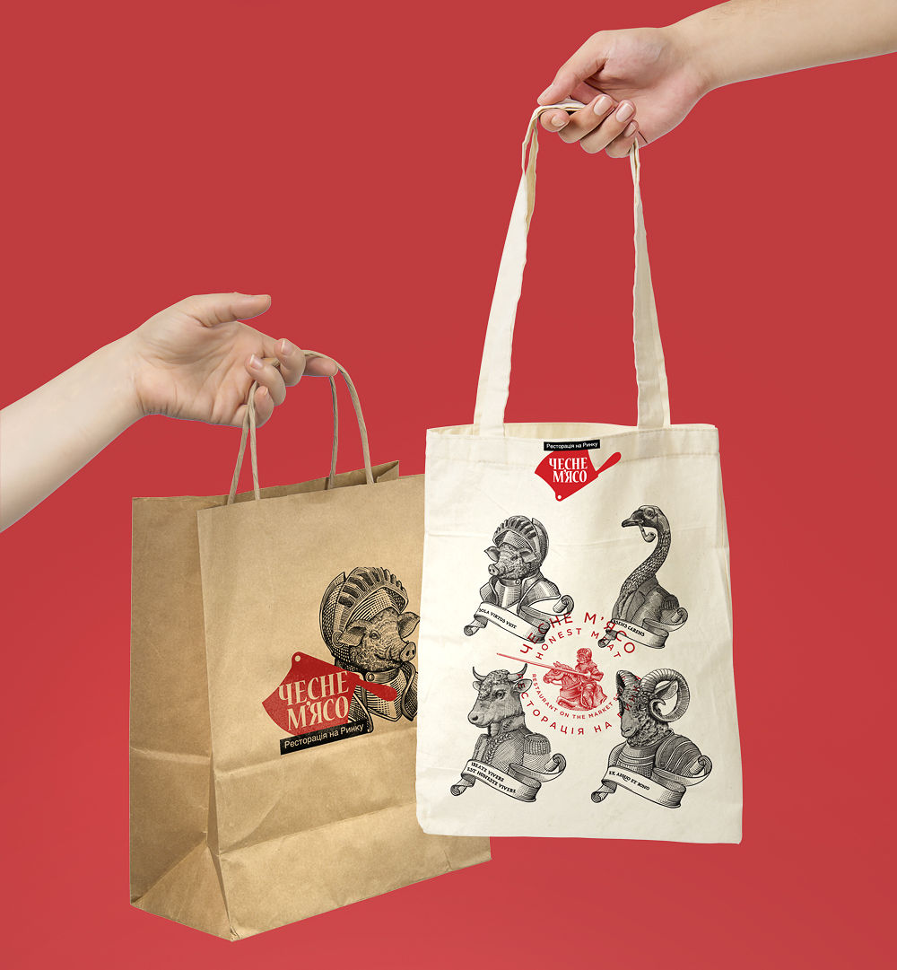 packaging identity design honest meat shkriblyak