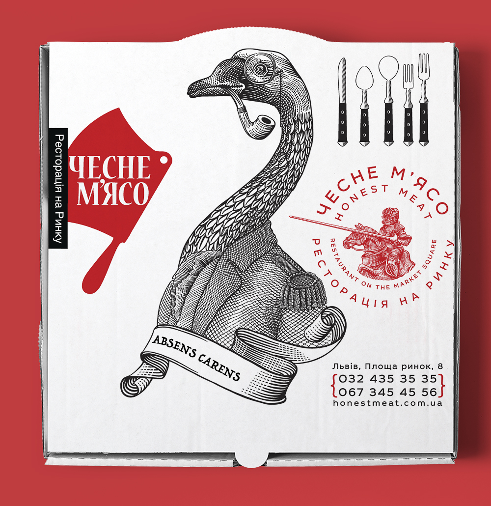 packaging identity design honest meat shkriblyak