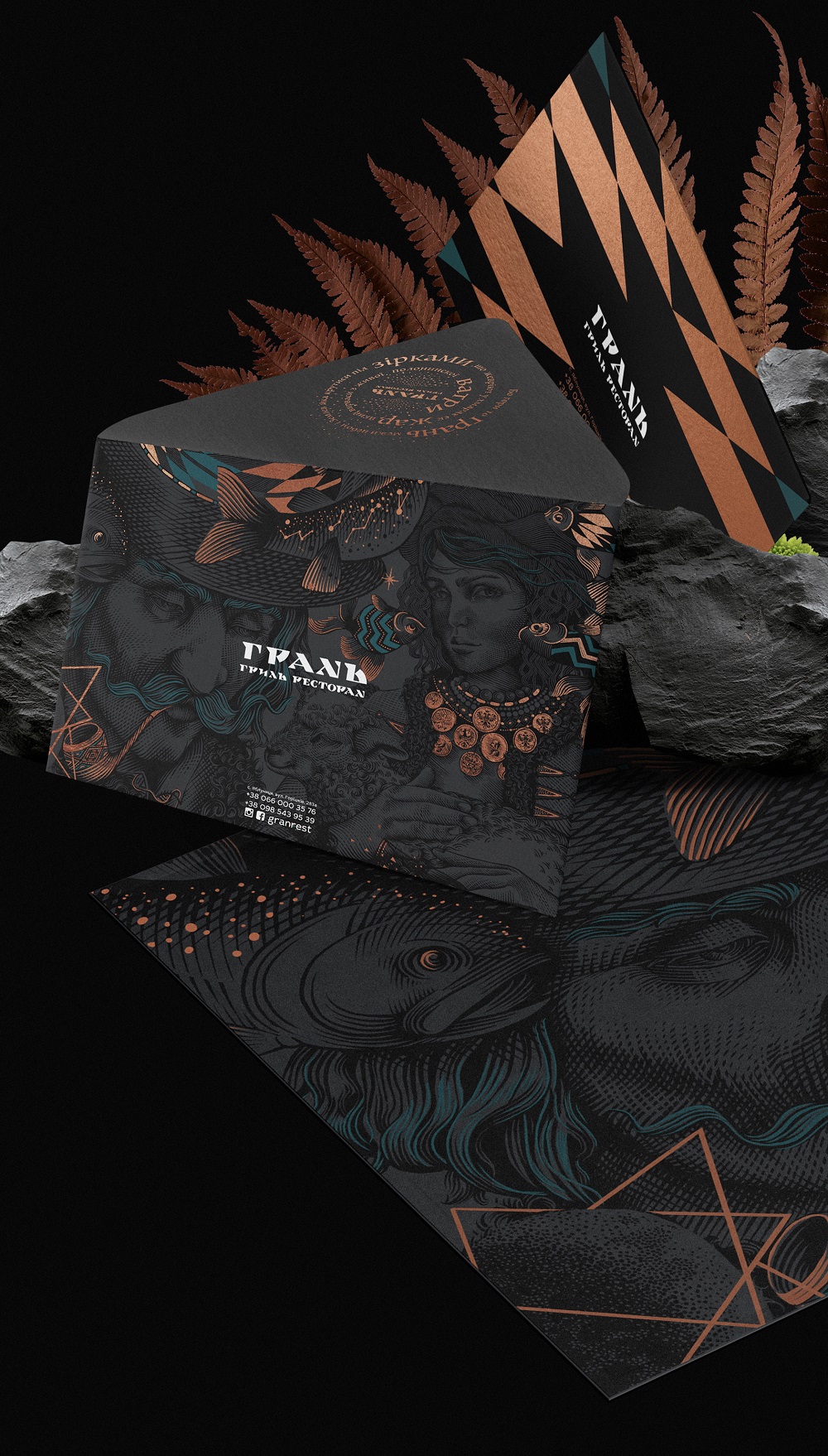 packaging identity design illustration grill restaurant shkriblyak