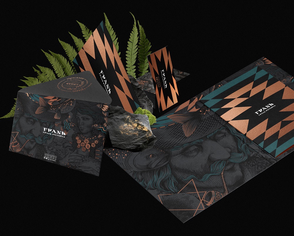 packaging identity design illustration grill restaurant shkriblyak