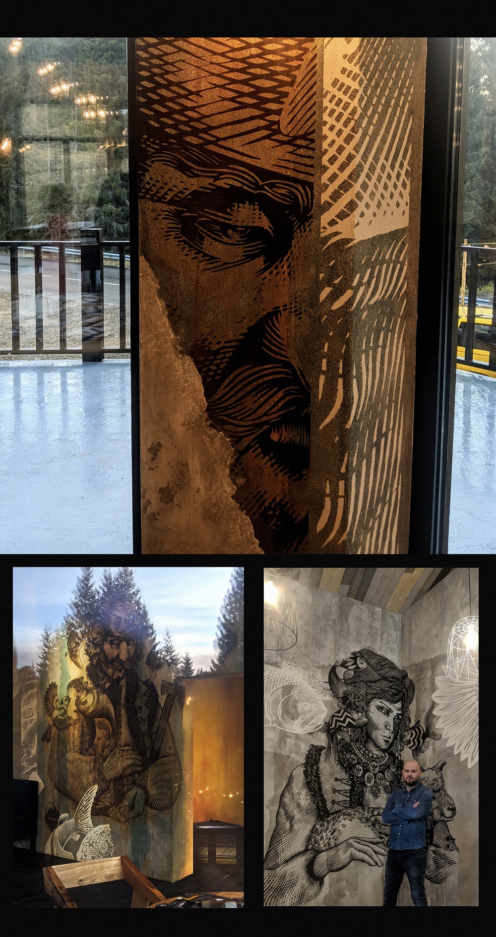 packaging identity design illustration grill restaurant shkriblyak