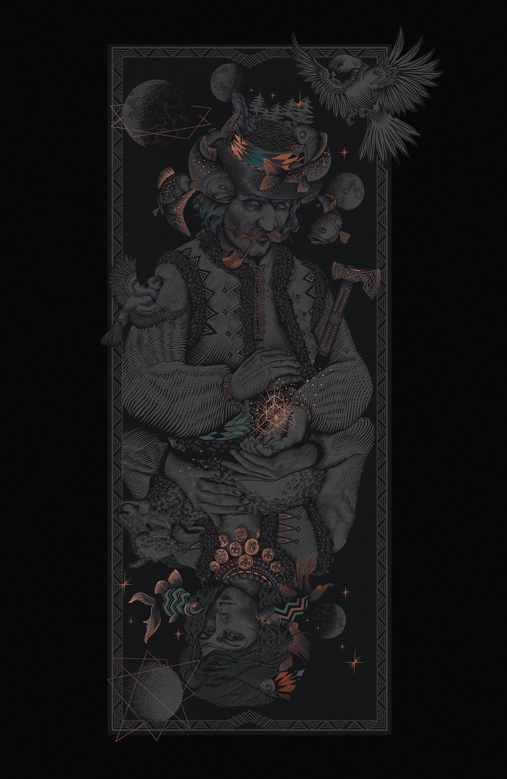 packaging identity design illustration grill restaurant shkriblyak