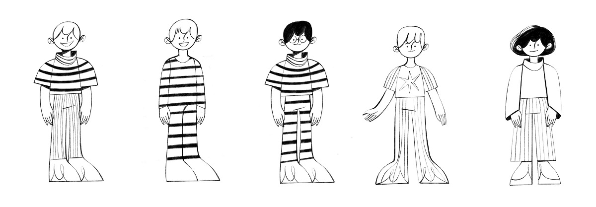 The Net Gabriella Szendrey mascot design