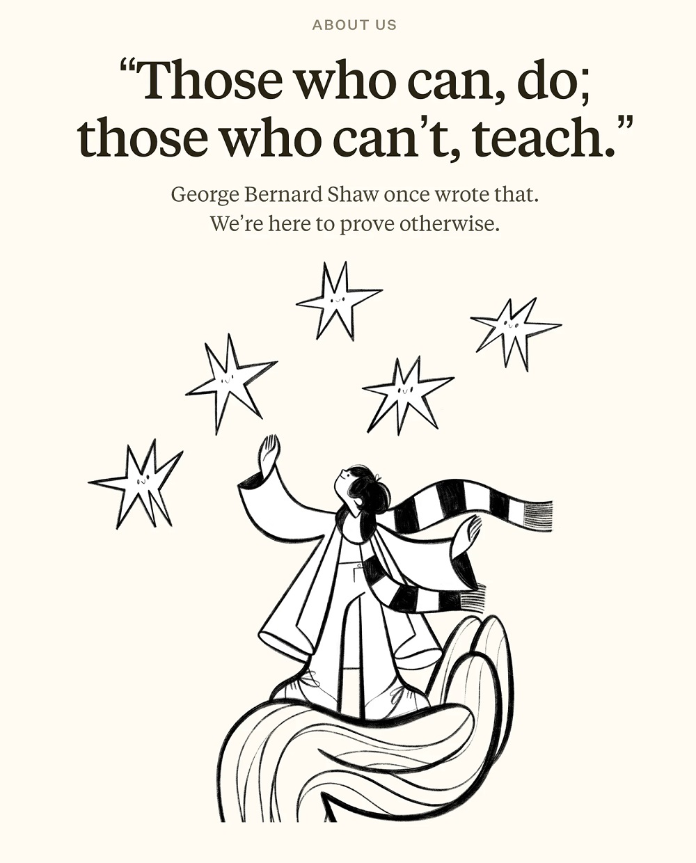 The Net Gabriella Szendrey mascot illustration