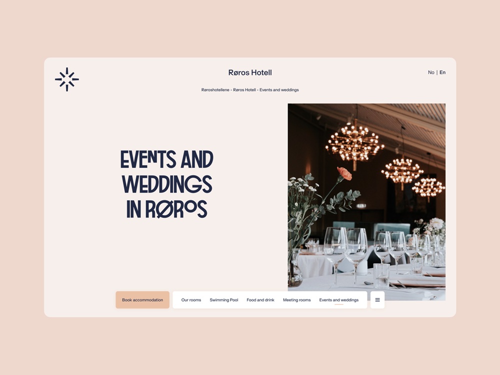 roros hotel website design design4users case study