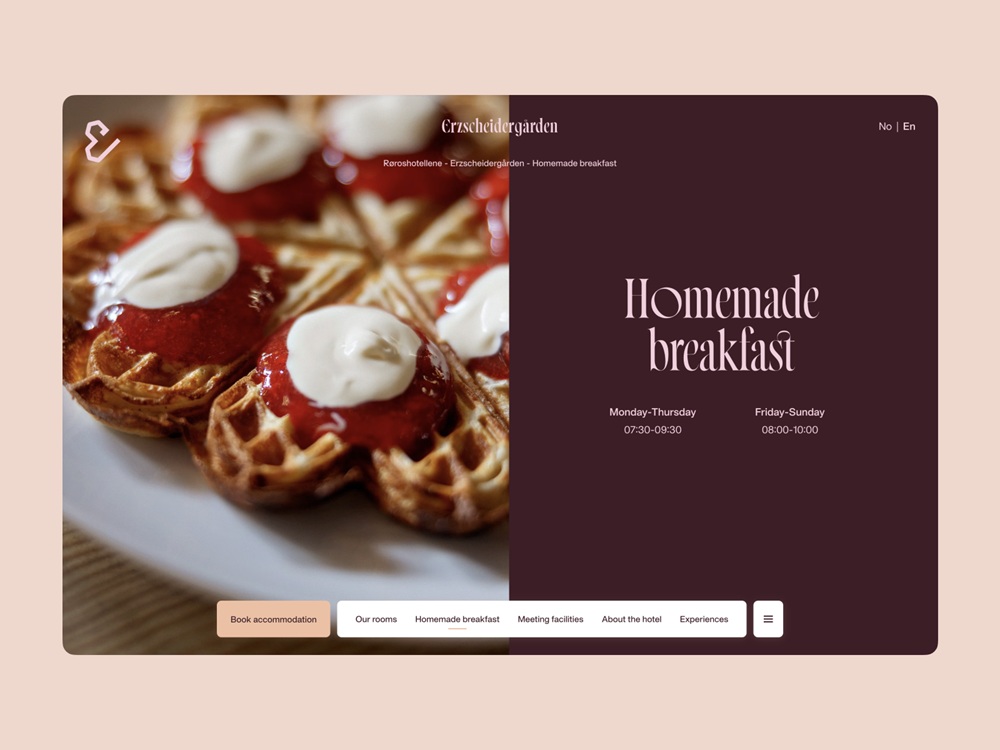 roros hotel website design design4users case study