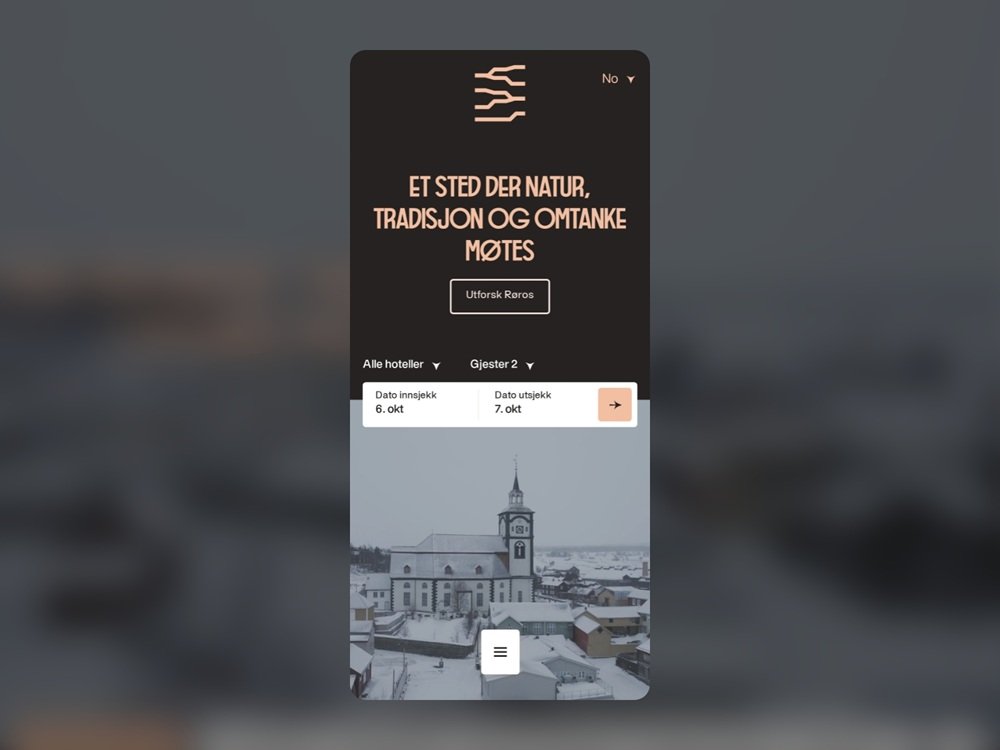 roros hotel website design mobile design4users case study