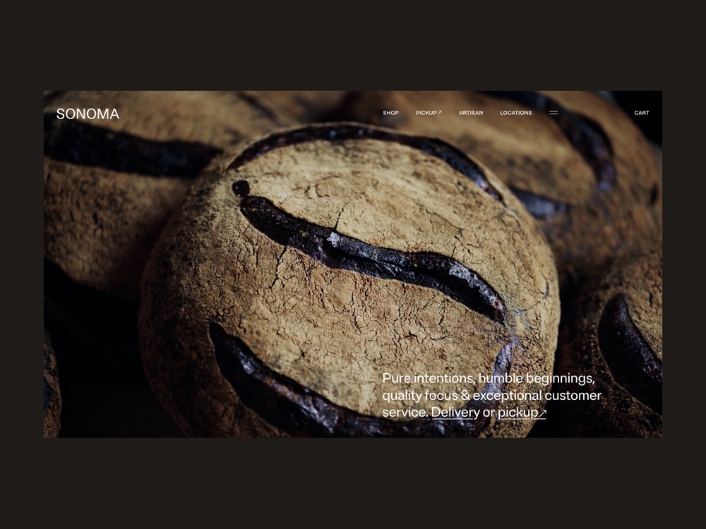 sonoma bakery website design design4users