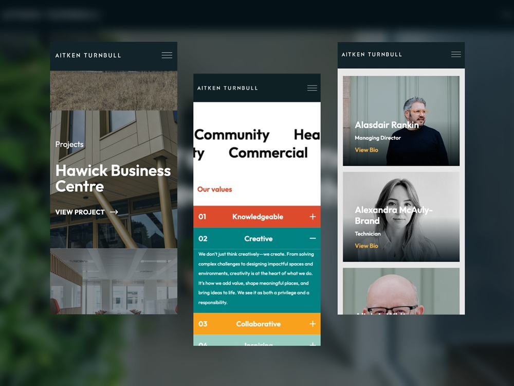 aitken turnbull website design design4users mobile
