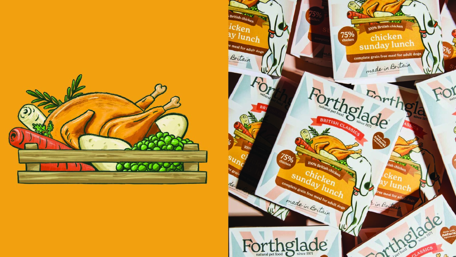 kingdom and sparrow pet food packaging design design4users