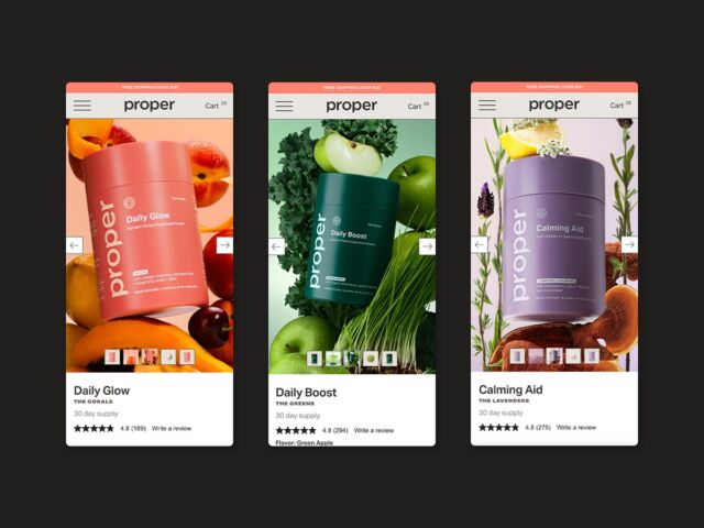 Ecommerce Web Design: 3 Projects by Manufactur for Online Stores