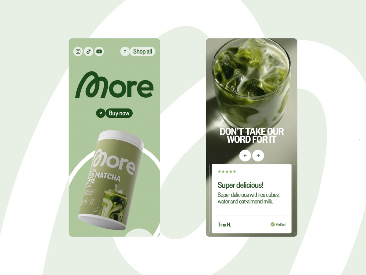 more nutrition website mobile design futurethree design4users