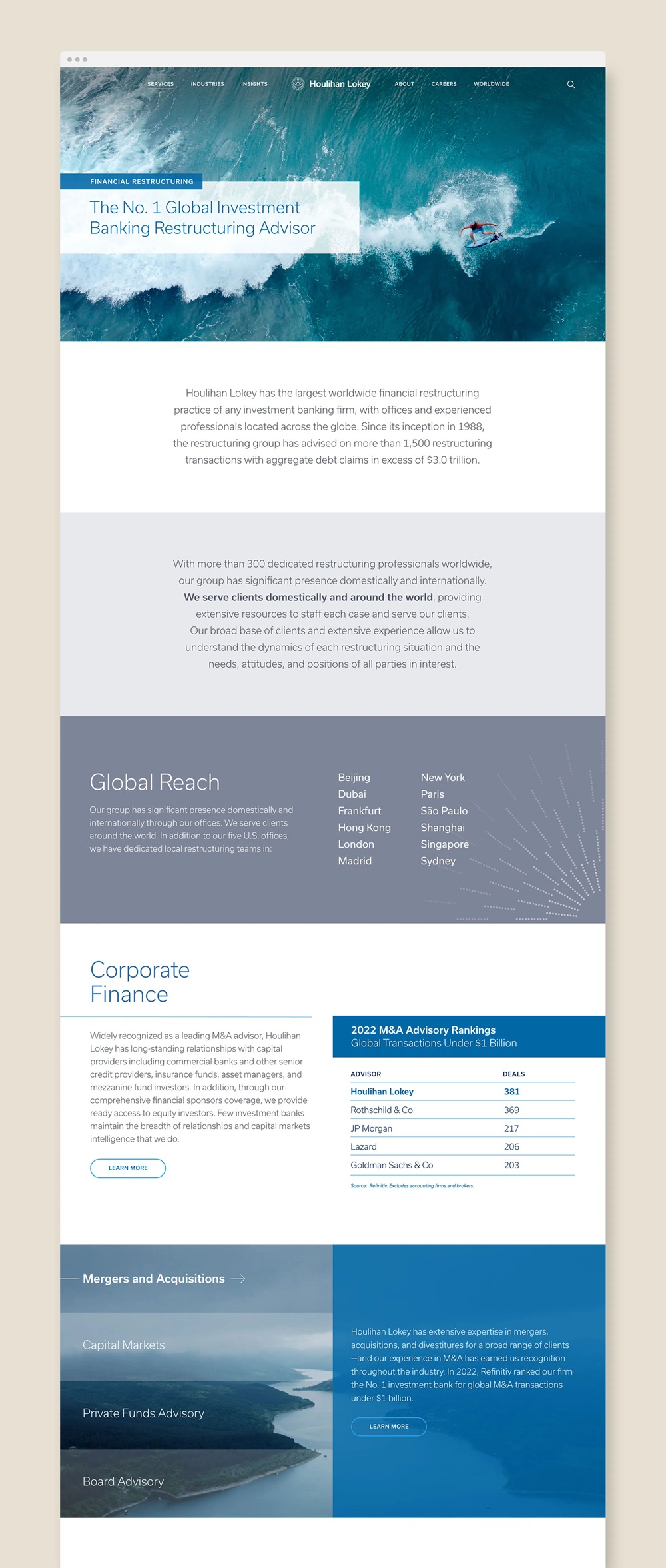 Houlihan Lokey brand design truf design4users