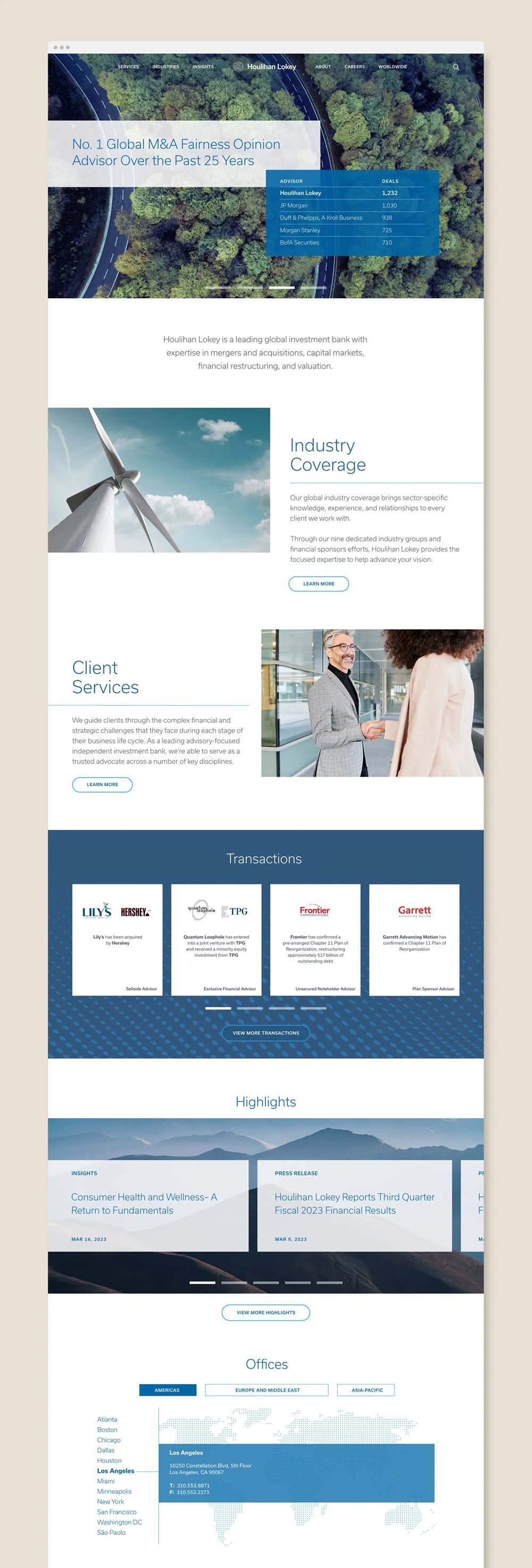 Houlihan Lokey brand design truf design4users
