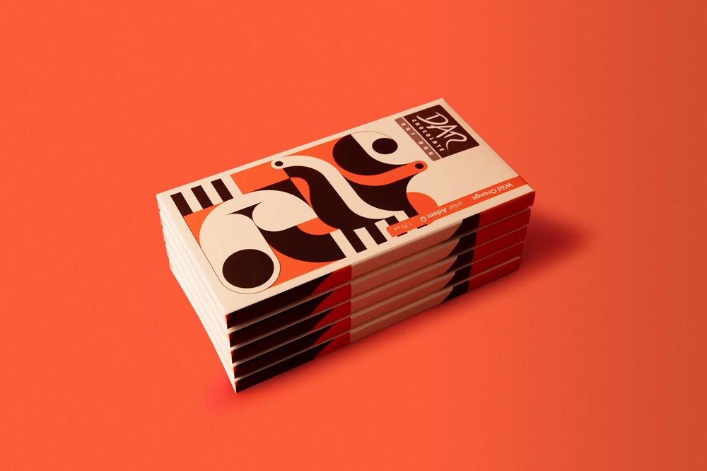 truf chocolate packaging design branding illustration design4users