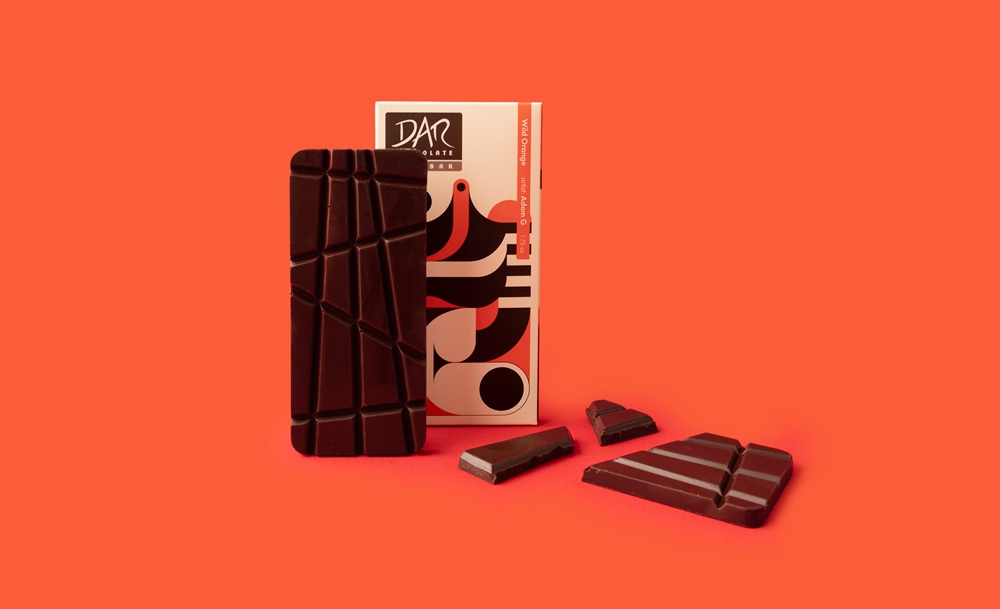 truf chocolate packaging design branding illustration design4users
