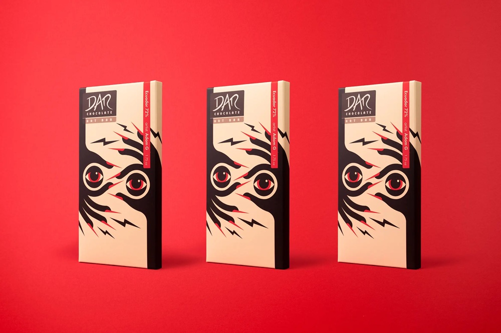 truf chocolate packaging design branding illustration design4users