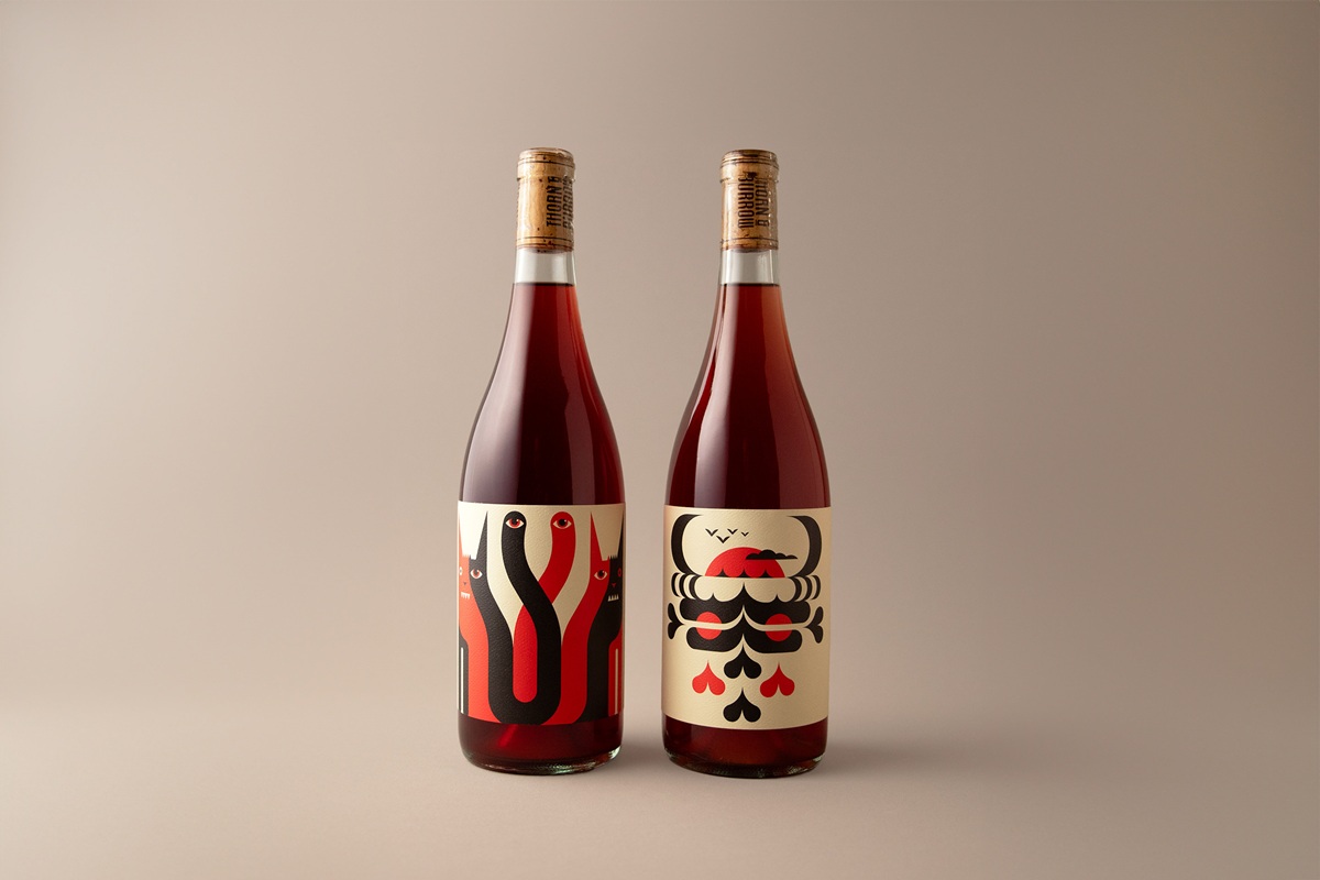 truf thorn and burrow wine packaging design branding design4users