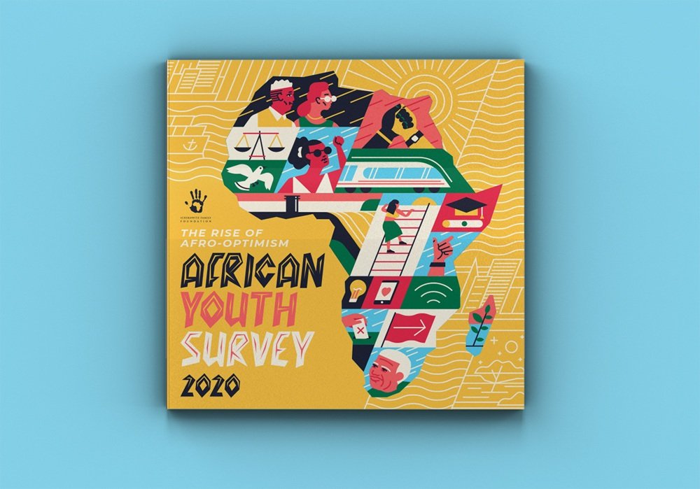 muti editorial illustration African Youth Survey design4users