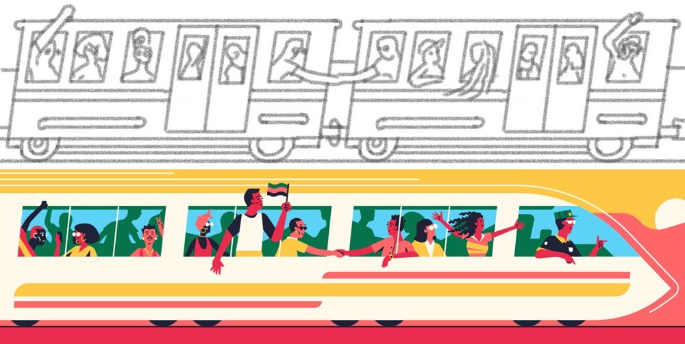 muti editorial illustration African Youth Survey design4users