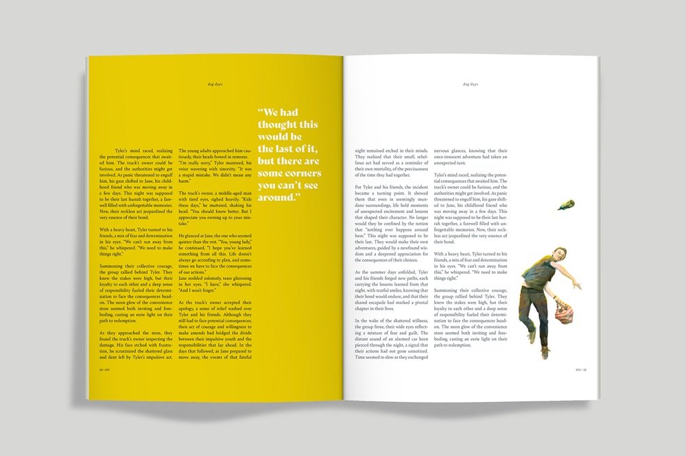 muti editorial illustration dog days design4users