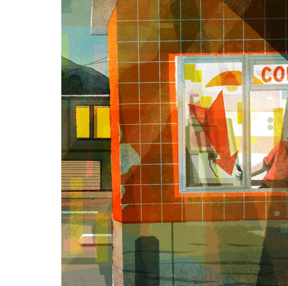 muti editorial illustration dog days design4users