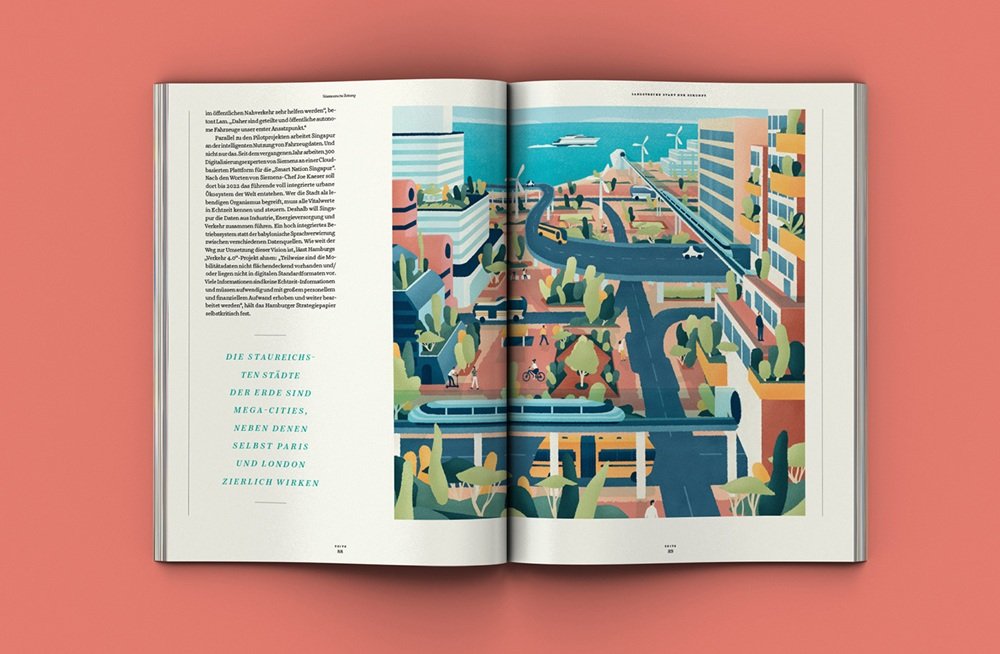 muti editorial illustration Süddeutsche Zeitung design4users