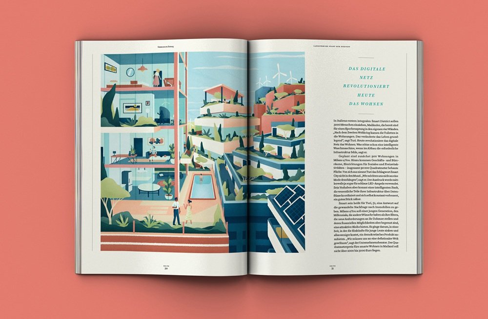 muti editorial illustration Süddeutsche Zeitung design4users